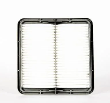 Sharp photo of engine air intake filter Stock Photos