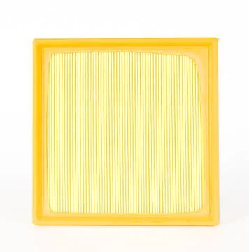 Sharp photo of engine air intake filter Stock Photos