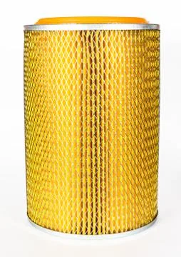 Sharp photo of engine air intake filter Stock Photos