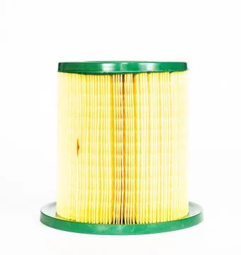 Sharp photo of engine air intake filter Stock Photos