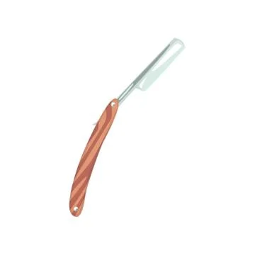 Sharp Razor Blade Weapon Illustrazione stock