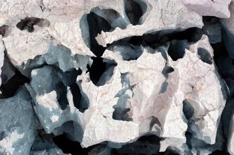 Sharp rock texture Foto stock
