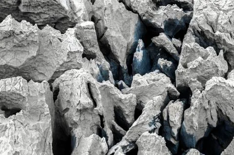 Sharp rock texture Stock Photos