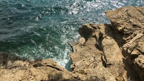 Sharp rocks Video stock 158489875