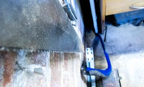 Sharp Rusty Saw Blade Stock Photos