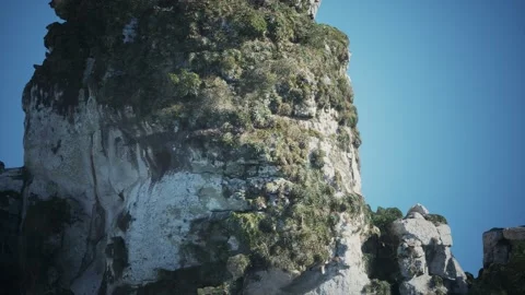 Sharp sandstone cliffs of Morro Itacolomi Video stock 133847549
