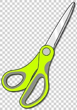 Sharp scissors 库存插图