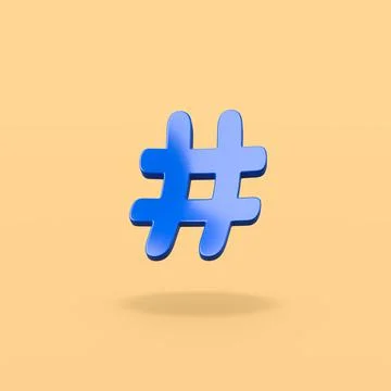 Sharp Sign Shape on Orange Background Stock Illustration