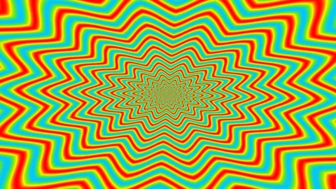 Sharp spiky shape turning round middle point.  Video stock 226518499