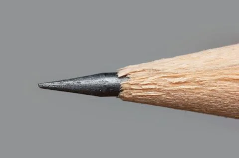 Sharp tip of a pencil Stock Photos