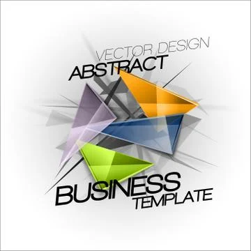 Sharp triangles on the abstract background. Vector busines template. イラスト素材