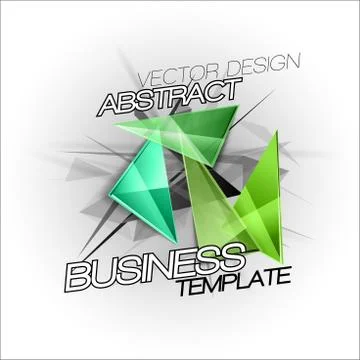 Sharp triangles on the abstract background. Vector busines template. Illustrazione stock