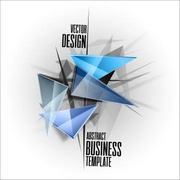 Sharp triangles on the abstract background. Vector busines template. イラスト素材