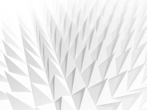 Sharp triangular structure relief pattern. 3d Ilustración de archivo