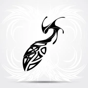 Sharp tribal tattoo Stock-Illustration