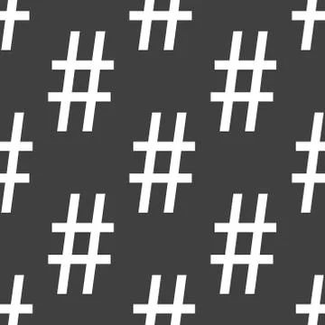 Sharp web icon. flat design. Seamless pattern. Illustrazione stock