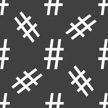 Sharp web icon. flat design. Seamless pattern. 스톡 일러스트