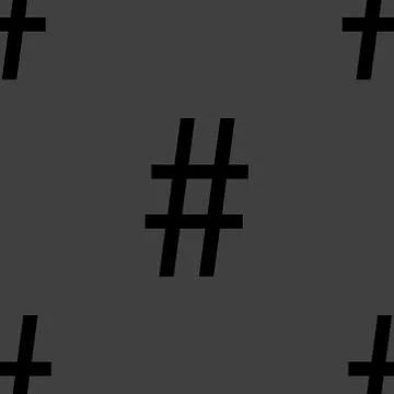 Sharp web icon. flat design. Seamless pattern. Illustrazione stock