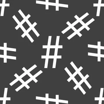 Sharp web icon. flat design. Seamless pattern. 스톡 일러스트