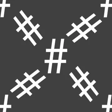 Sharp web icon. flat design. Seamless pattern. 스톡 일러스트