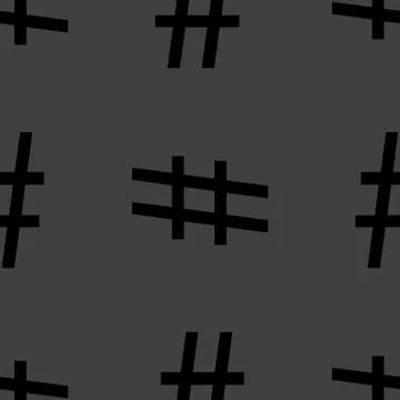 Sharp web icon. flat design. Seamless pattern. Stock Illustration