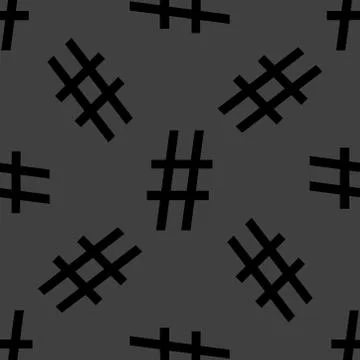 Sharp web icon. flat design. Seamless pattern. 스톡 일러스트