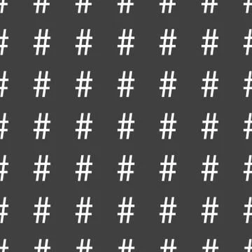 Sharp web icon. flat design. Seamless pattern. Stock Illustration