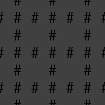 Sharp web icon. flat design. Seamless pattern. Stock Illustration