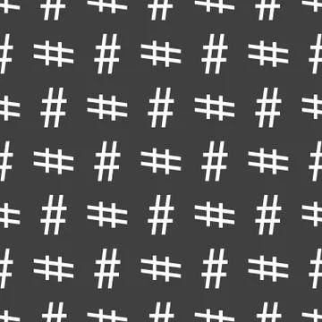 Sharp web icon. flat design. Seamless pattern. 스톡 일러스트