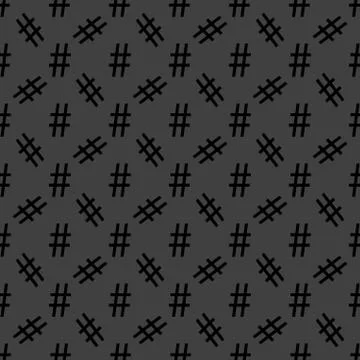 Sharp web icon. flat design. Seamless pattern. Stockillustratie