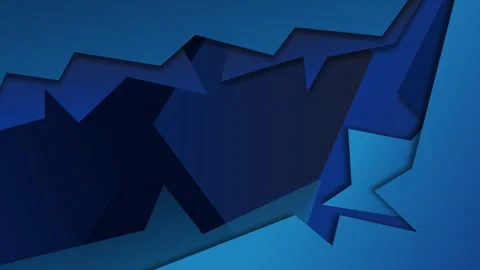 Sharp zig zag blue background video animation. Loop playback on 4K footage Stock Footage 312220969