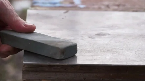 To Sharpen a Knife Stock Footage 81783742