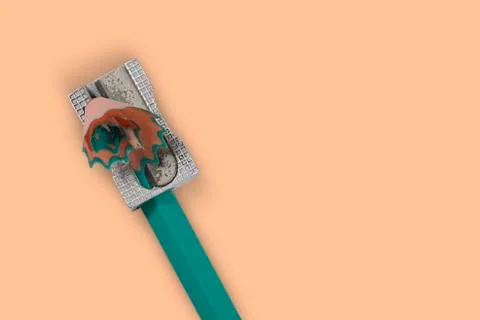 Sharpened pencil Foto stock