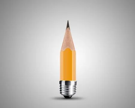 Sharpened Yellow pencil Stock Photos