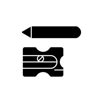 Sharpener, pen icon. Simple education icons for ui and ux, website or mobile Stock Illustration