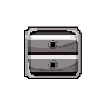 Sharpener pencil sharpen game pixel art vector illustration Stock Illustration