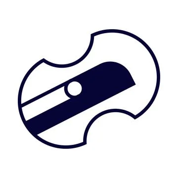 Sharpener stationery tool icon Stock Illustration