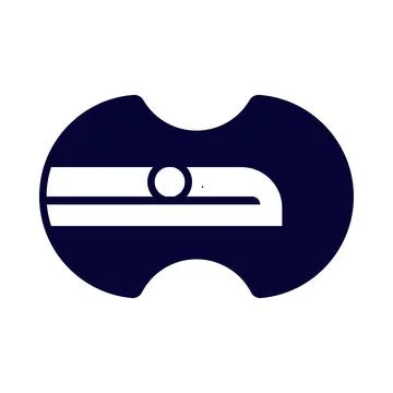 Sharpener stationery tool icon Stock Illustration