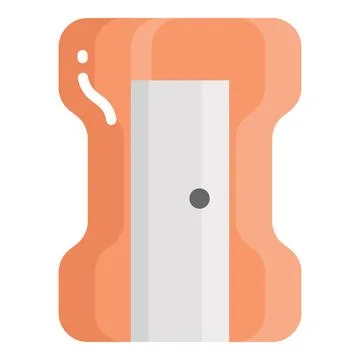 Sharpener vector flat icon, school and education icon. Illustrazione stock