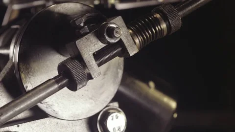 Sharpening bandsaw closeup Stock Footage 85068762