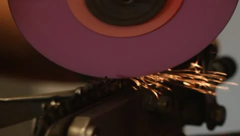 Sharpening chain saw chain Stock Footage 10702237