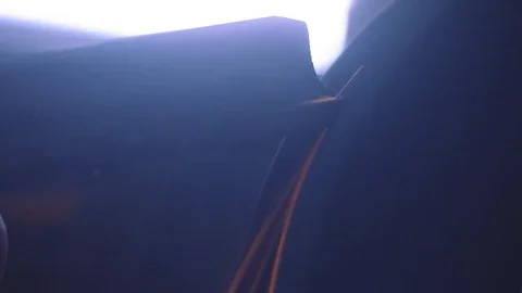 Sharpening a chisel Stock Footage 83496294