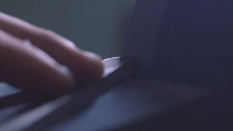 Sharpening a chisel Stock Footage 83496346