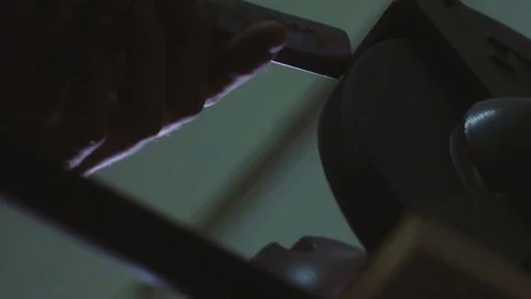 Sharpening a chisel Stock Footage 83496356