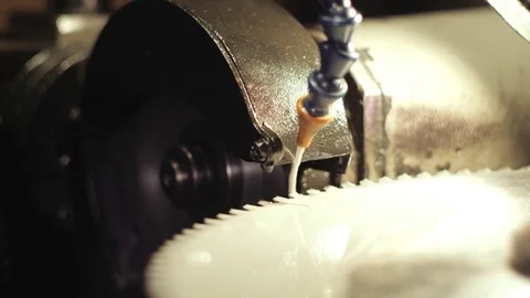 Sharpening circular saws Stock Footage 85068775