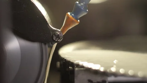 Sharpening circular saws Stock Footage 85068806