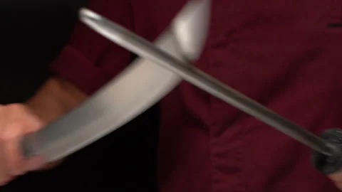 Sharpening knife 100fps 動画素材 229931502