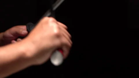 Sharpening knife 100fps 動画素材 229931522