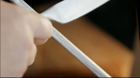 Sharpening Knife 스톡 동영상 11884058