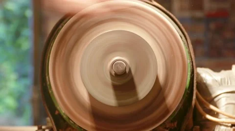 Sharpening A Knife Stock Footage 58687294